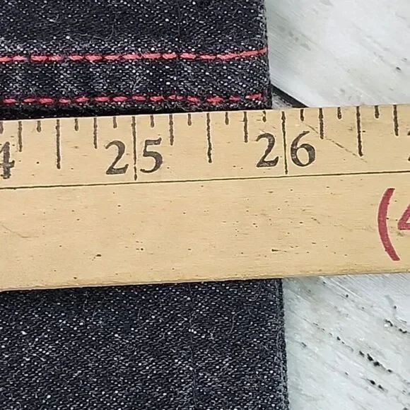 Vtg 90s Guess Mom Jeans US 26 High Rise EMBROIDERED Logo Stl 39050RG Made In USA - Picture 10 of 10